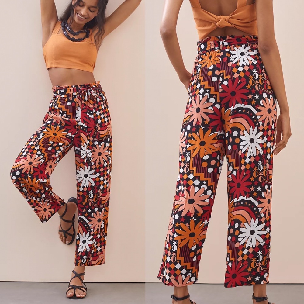 Farm Rio Daisy Wide-Leg Pants